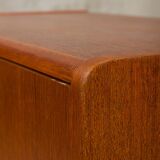 Danish curved dresser with 3 drawers, Denmark, 70