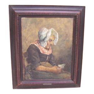 Portrait d'une bretonne,