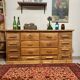 Old oak workshop drawer unit