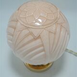 Pink opaline lamp