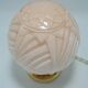 Pink opaline lamp