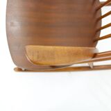Chaise à bascule Illum Wikkelso Gyngestol No. 3 des années 1960 pour Niels Eilersen, 2 articles disponibles