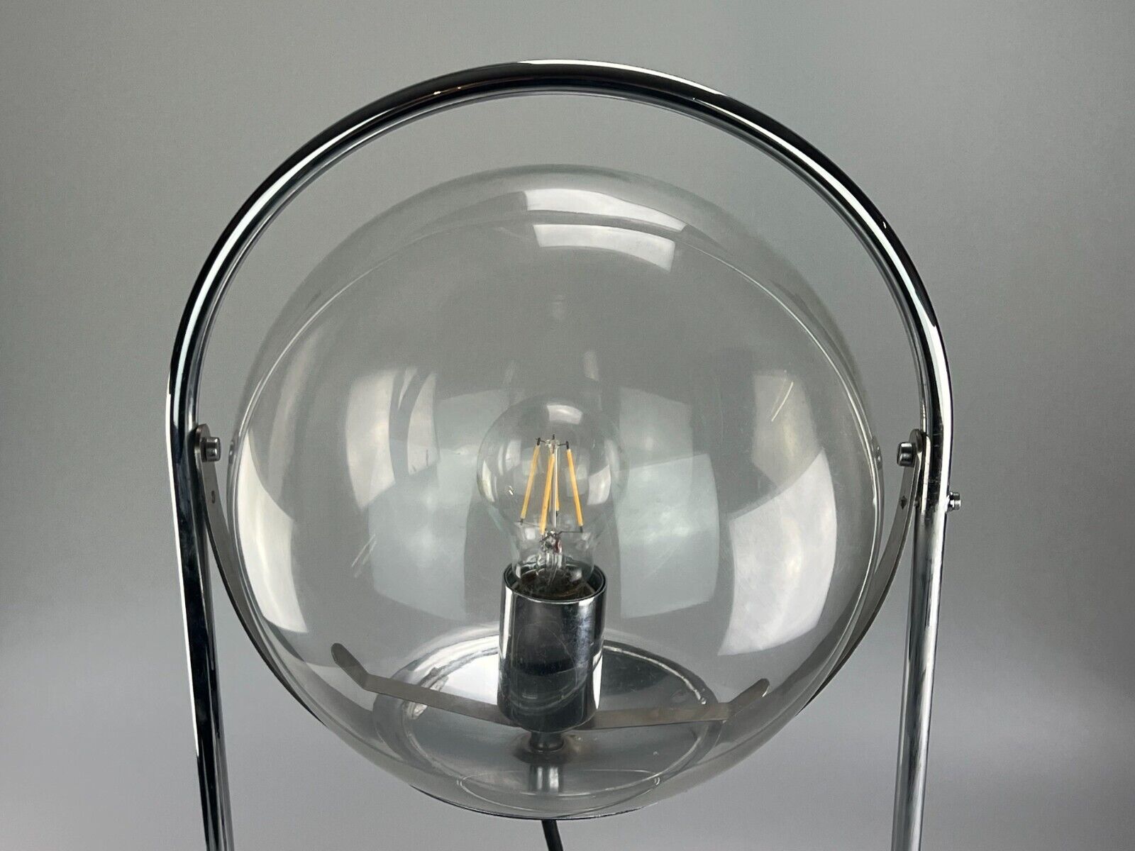 60s 70s ball lamp lamp light table lamp space age design glass metal