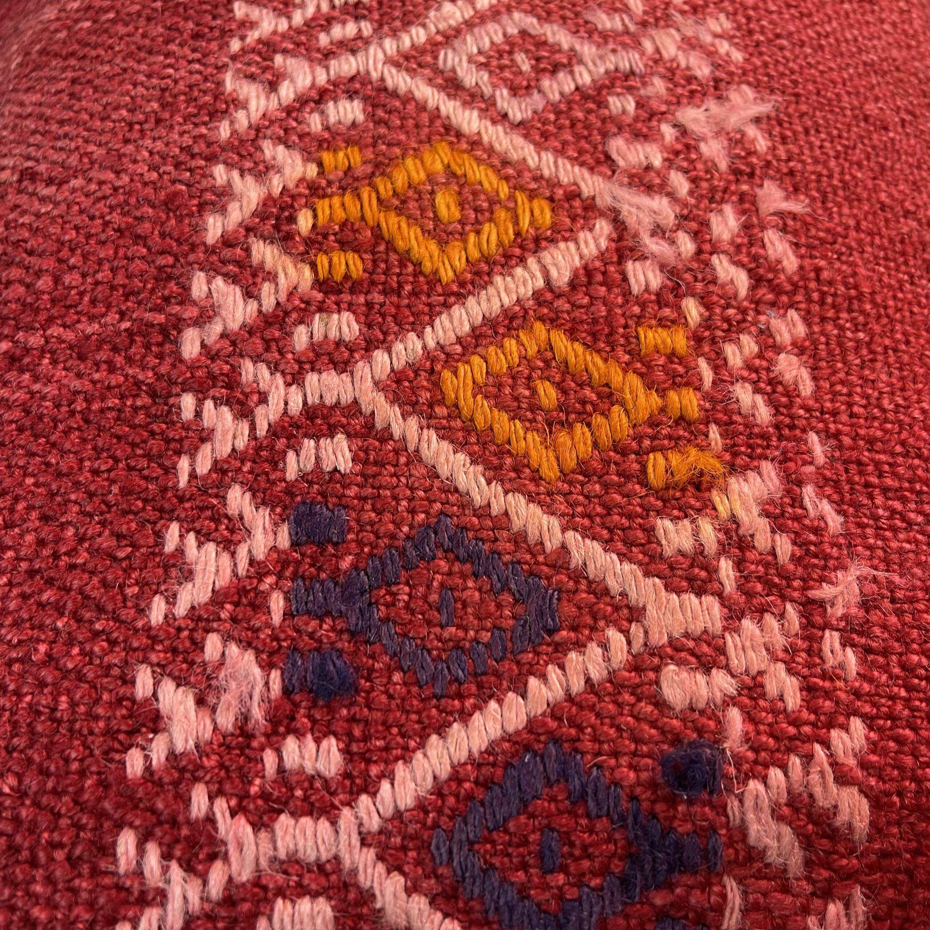 Vintage turkish kilim cushion cover 30x50cm