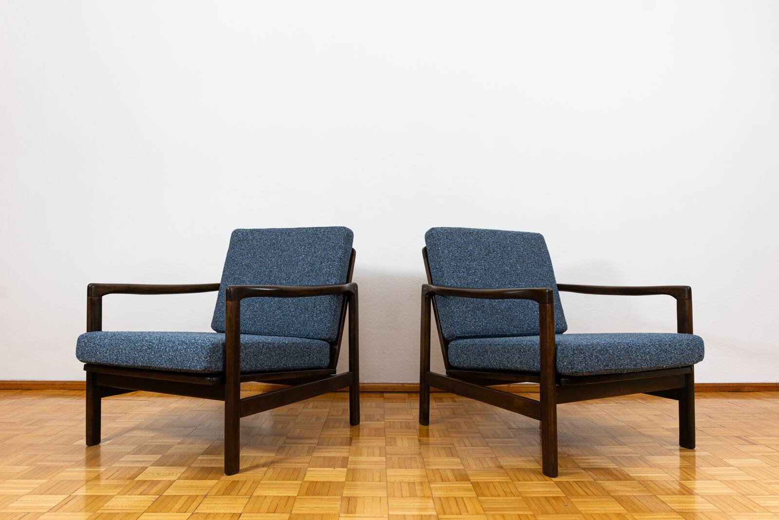 Mid Century Armchairs By Zenon Bączyk, 1960's, Set Of 2