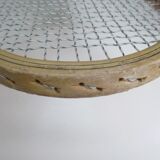 Vintage wooden tennis racket imperial