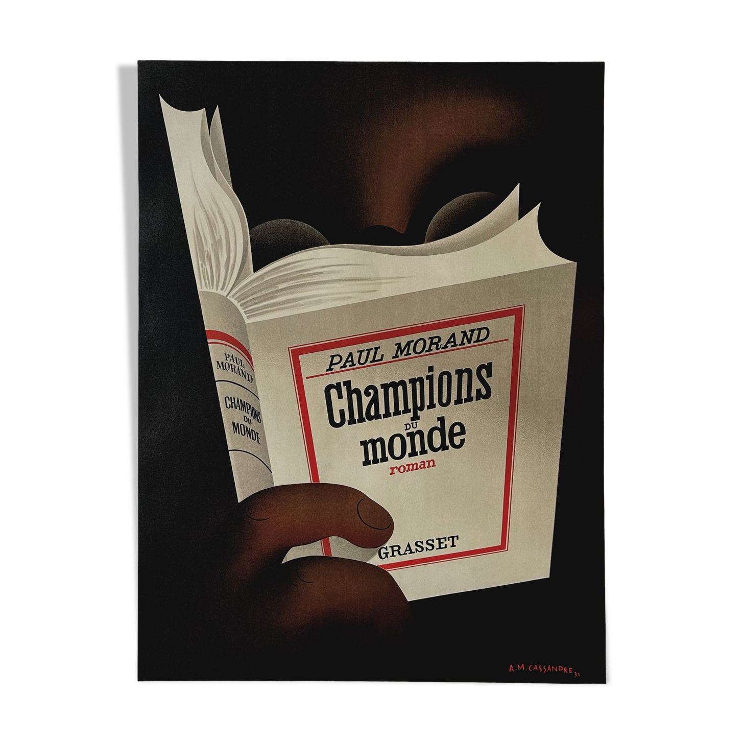 Am cassandre, world champions by Paul Morand vintage poster in lithography