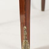 Louis XV style slant-front desk with precious wood veneer, 19th century