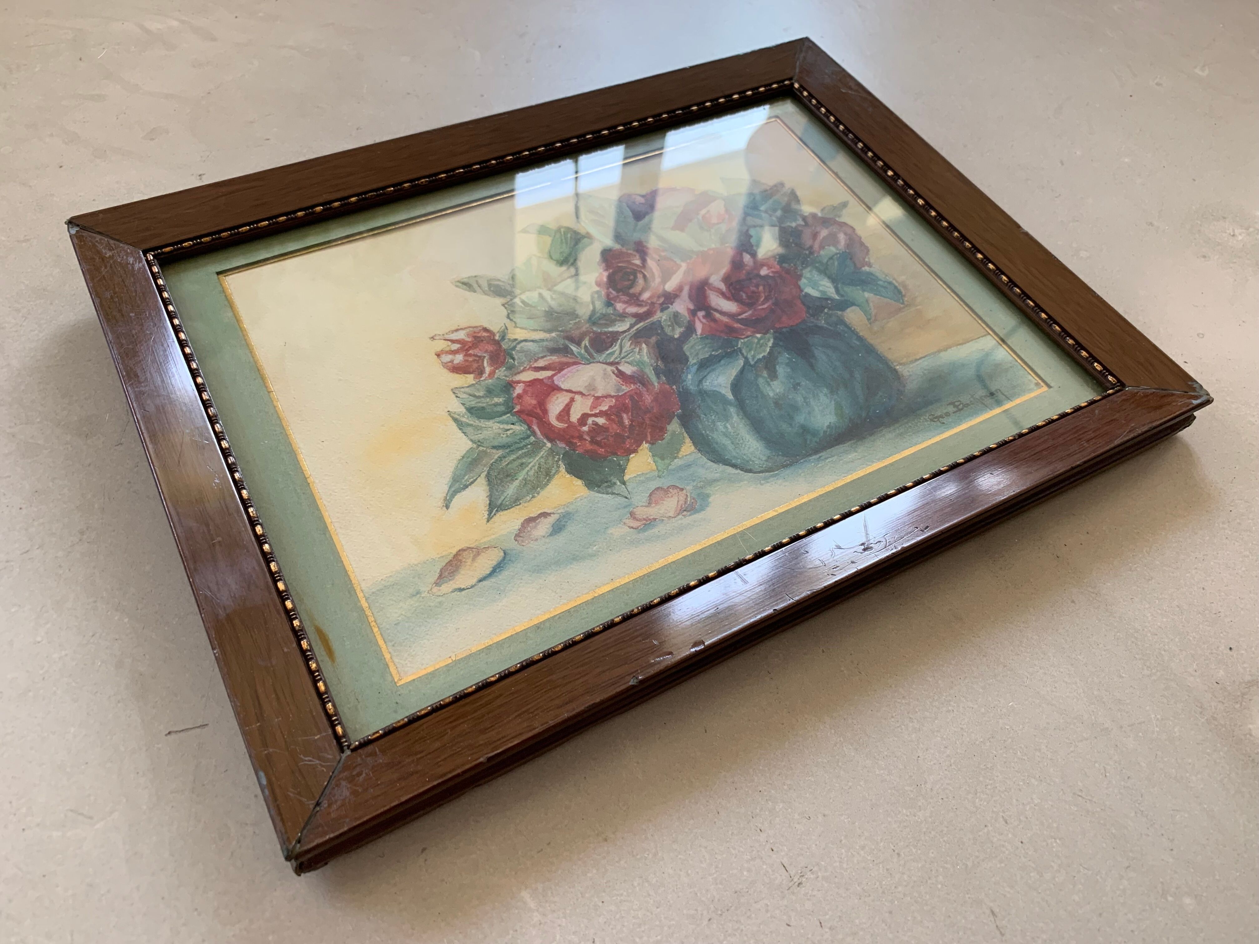 Painting pastel bouquet