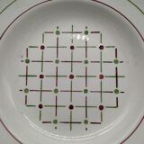 Set of 3 Betty hollow plates from the Lunéville factory