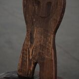 Mid-century Swedish ensemble, set of 4 "Sports Cabin" chairs handmade in pine, 1940s.