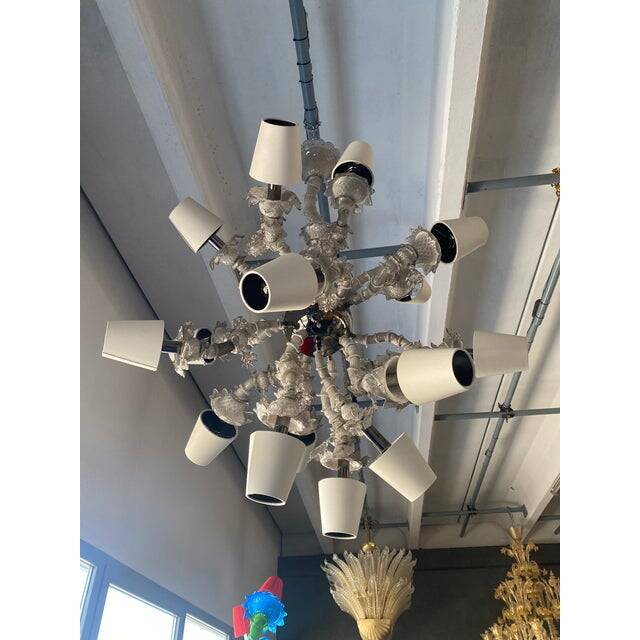 Contemporary Sputnik Ca' Rezzonico Murano Glass Chandelier