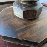 Large brutalist art deco Dudouyt style lamp