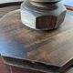 Large brutalist art deco Dudouyt style lamp