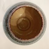 Accolay, Turquoise Ceramic Spinning Top Vase, 1960.