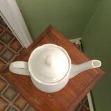 White porcelain teapot