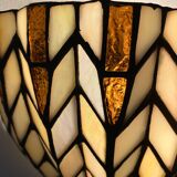 Tiffany style stained glass wall light