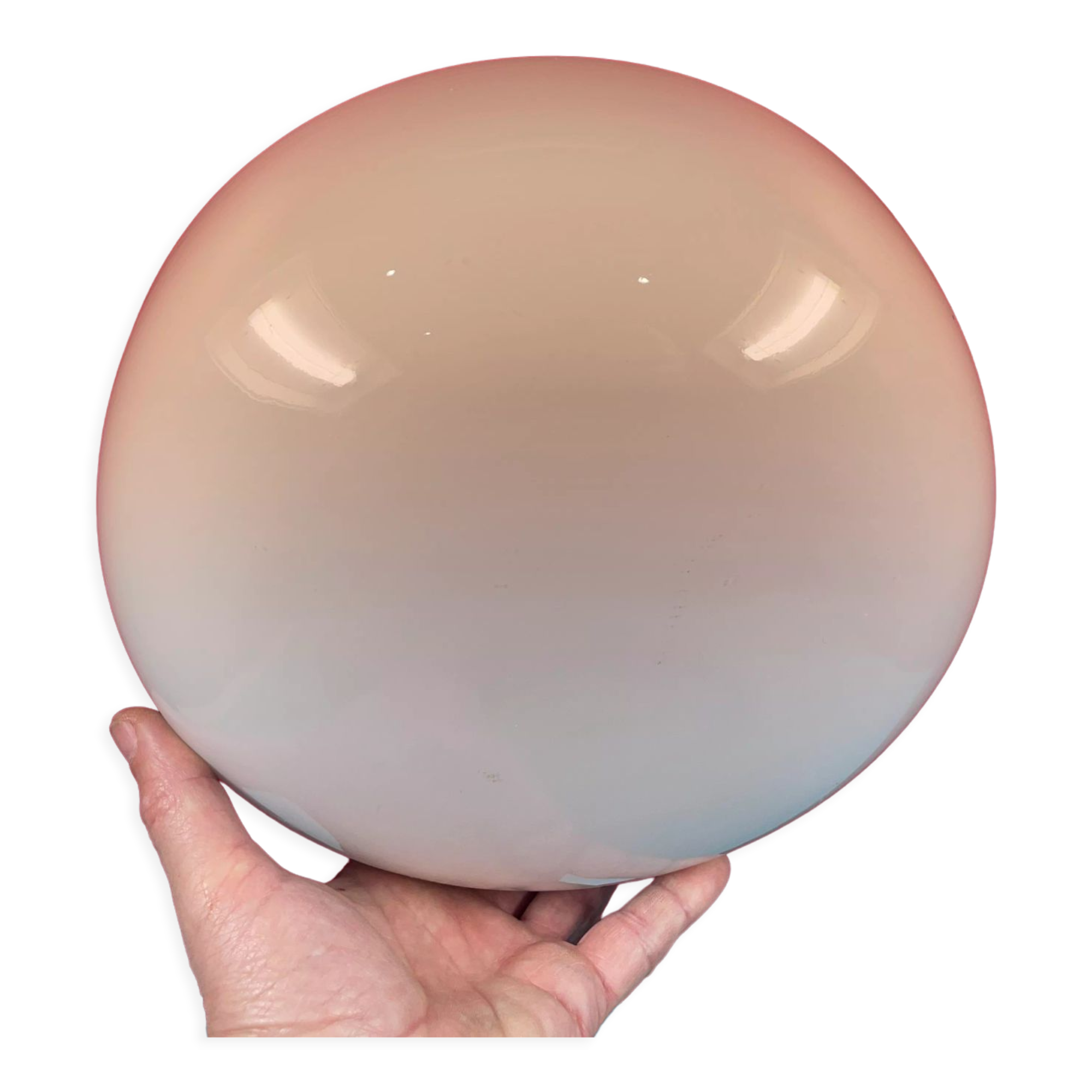 Old globe ceiling lamp 24 cm diameter h 9 cm