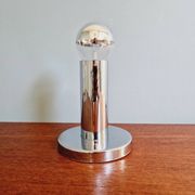 Space Age tubular lamp in chrome metal, 1970s