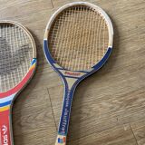 Series of 3 vintage wooden rackets