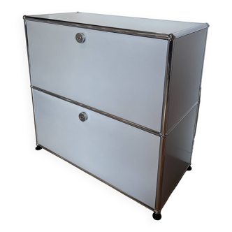 USM Haller Chest of Drawers in Matte Silver (latest generations)