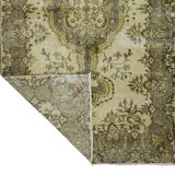 Turkish Anatolian Handmade Vintage Area Rug 205 cm x 94 cm