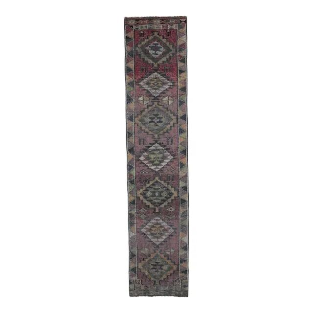 Turkish Handmade Wool Runner 73x337