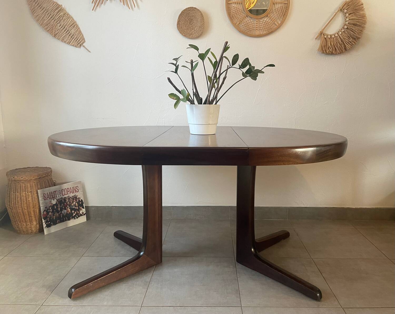 Table Baumann vintage 2 rallonges