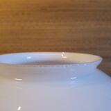 Open globe 20cm in old white glass for suspension lamp