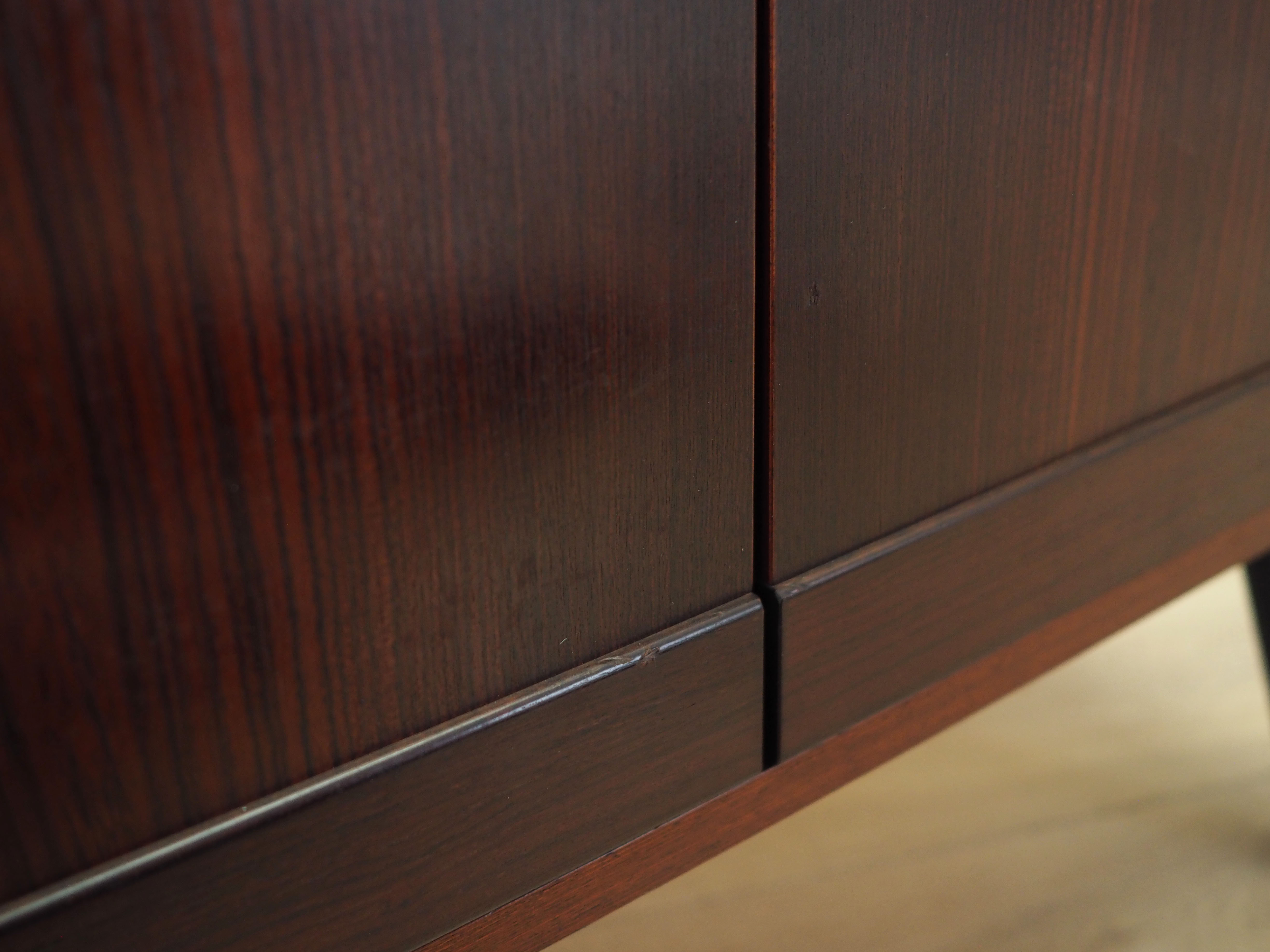 Rosewood cabinet, Danish design, 1970s, made in Denmark