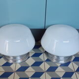 Pair of art deco ceiling lights