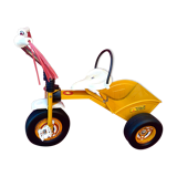 Tricycle made of vintage 70s dumpster