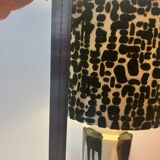 Set of 2 MCM table lamps: Unique recycled pieces made from vases by Ditmar Urbach Keramik – Czech Republic.