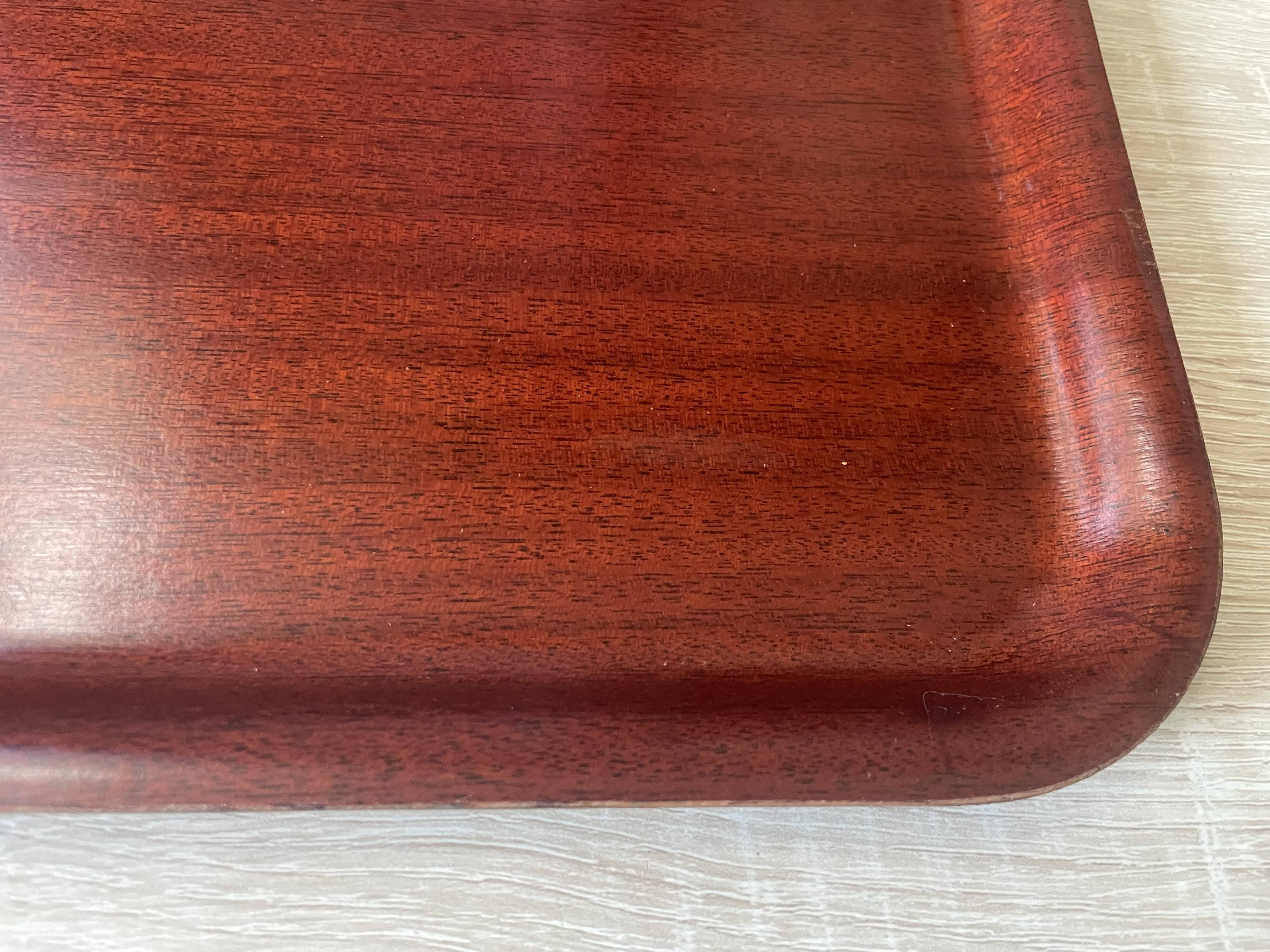 Vintage post-formed teak top