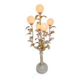 1970s Hollywood Regency floor lamp with 5 globes