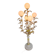 1970s Hollywood Regency floor lamp with 5 globes