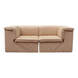 Modular Lübke Quattro Q System Leather Sofa