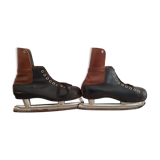 Pair of black and brown ice skates