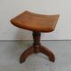 Tabouret de piano vintage en chêne des années 1930
