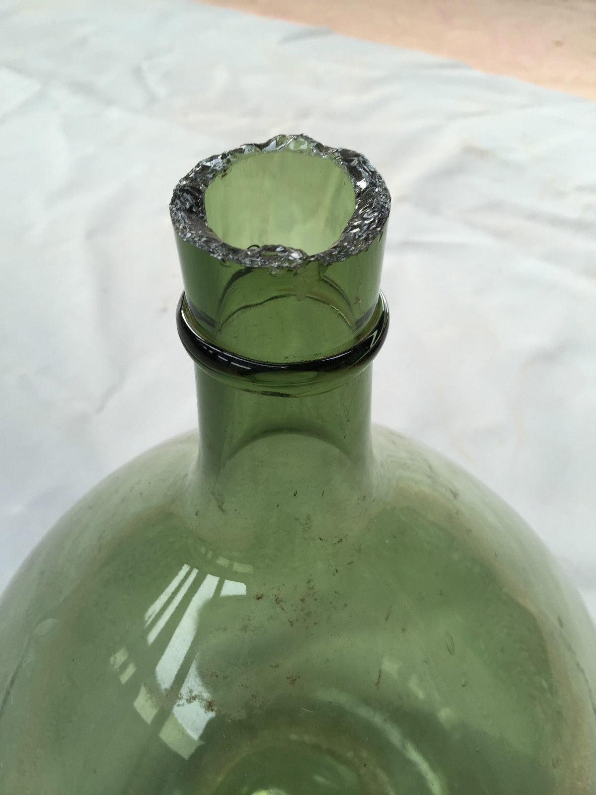 Dame jeanne bonbonne en verre