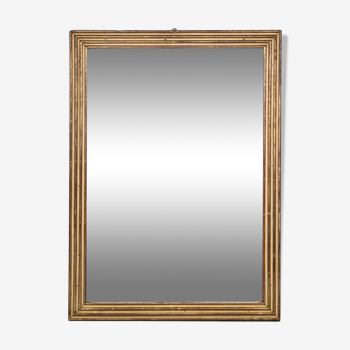 French 19th rectangular mirror 61x82cm