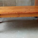 Solid pine coffee table from the 80s
