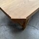 Grande table en orme milieu XXème