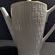 Pouring coffee service and two cups Lunéville KG mid-twentieth