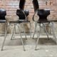 Set of 6 vintage stackable chairs pagwood Flötotto
