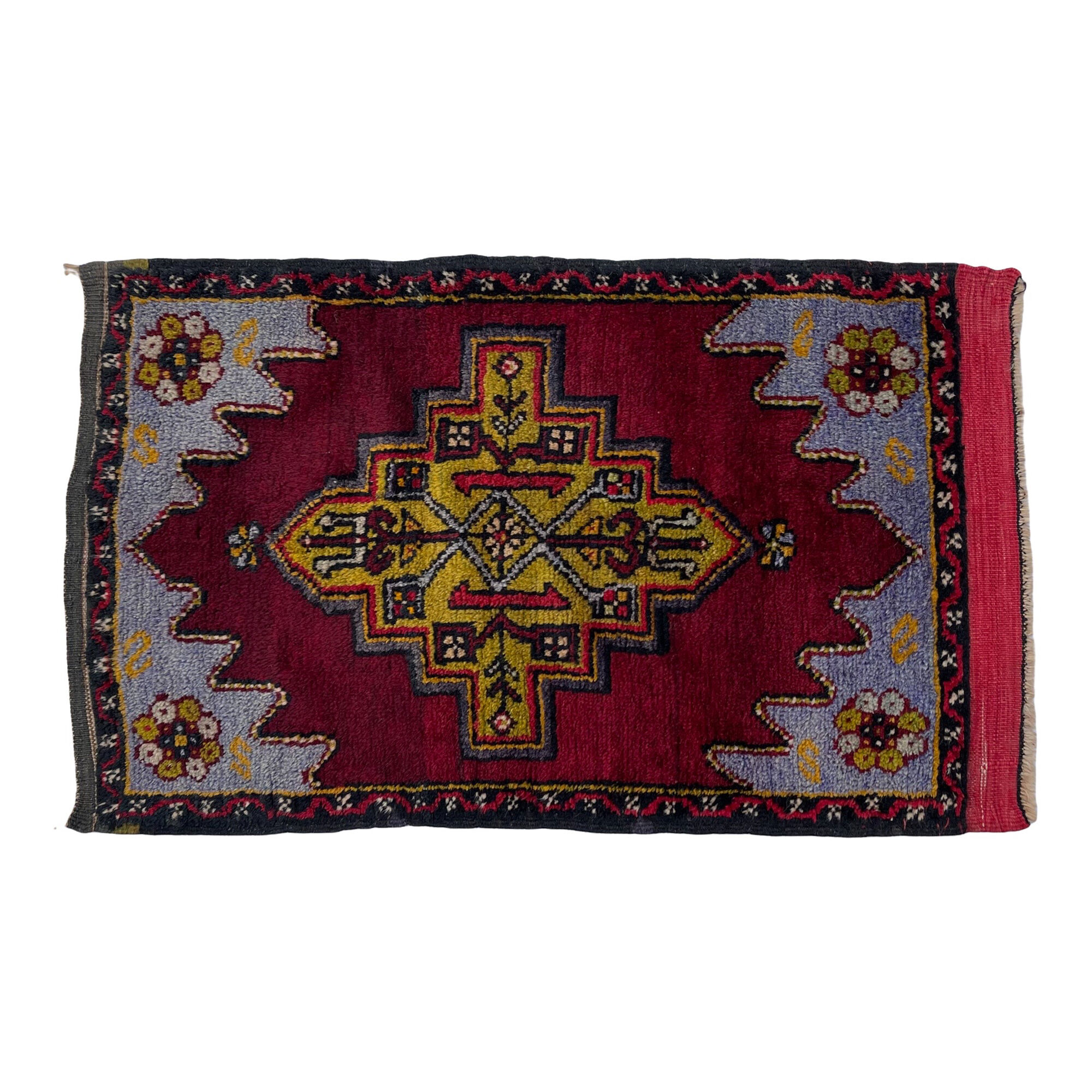 Vintage Turkish Anatolian rug, 100 x 61 cm