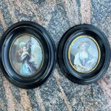 2 small old frames