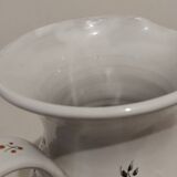 Moustiers pitcher and dish