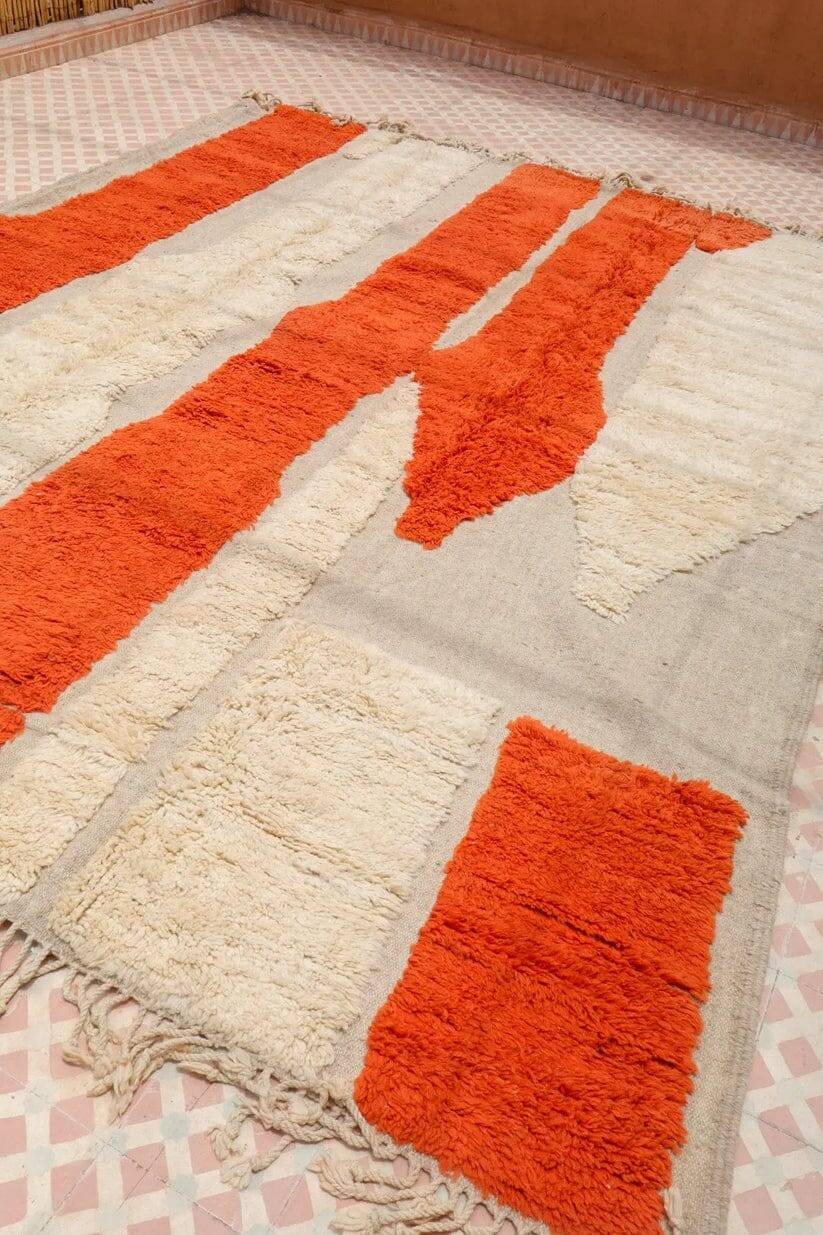 Tapis bérbere fait main traditionnelle 250cmx150cm