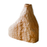 Solid wood ash soliflore hand-carved